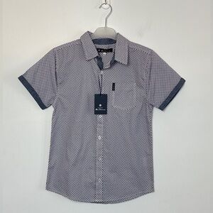 NWT - Ben Sherman Boys Short Sleeve Button Down shirt. 14/16 years.